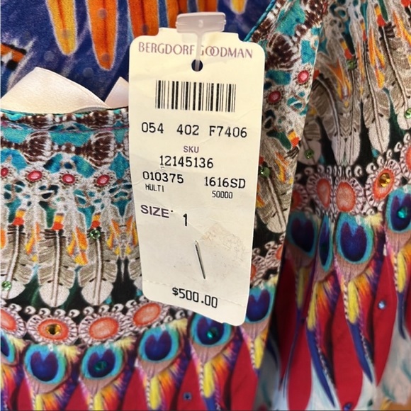 Camilla silk tank, NWT - Picture 5 of 5